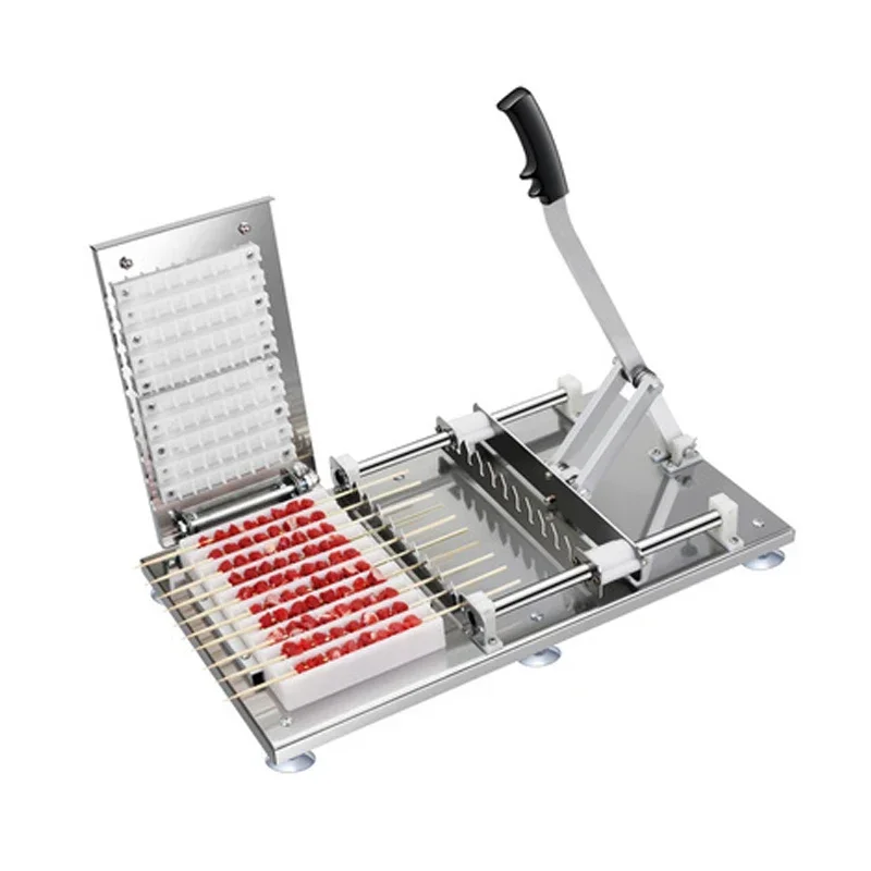 220 V ไฟฟ้า Skewers สแตนเลสเนื้อแกะผัก Stringer BBQ บาร์บีคิว Artifact เครื่องใช้ในครัวเรือนเครื่องมือทําอาหาร