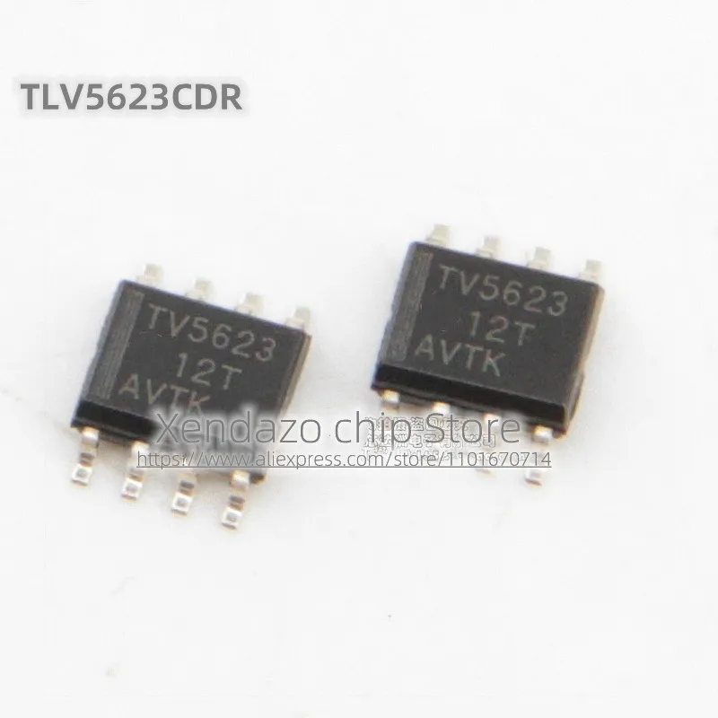 

5pcs/lot TLV5623CDR TLV5623C Silk screen printing TV5623 SOP-8 package Digital analog converter chip