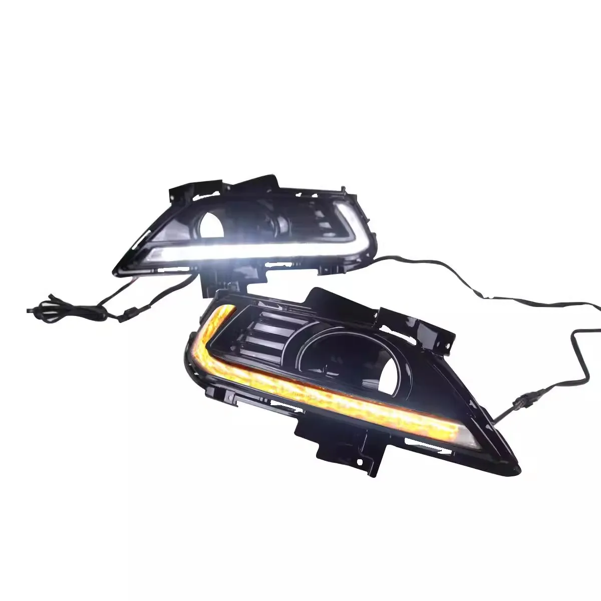 eOsuns led drl daytime running light for Ford mondeo fusion 13-14 with wireless control