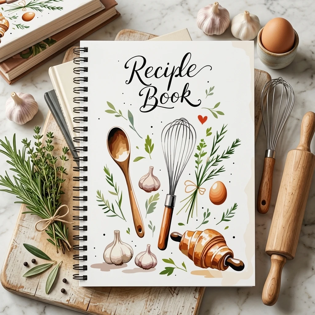 Meal Prep Book - Su Geçirmez Spiral Tarif Defteri A5,