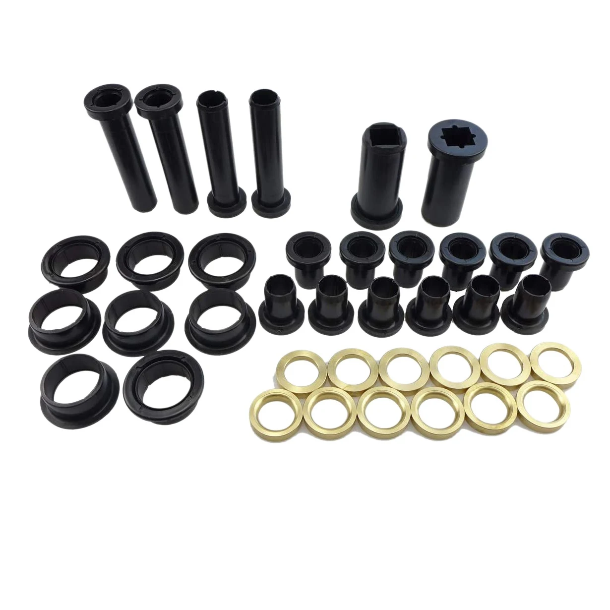 Rear Suspension A-Arm Kit for Sportsman 500 400 700 Control Long Lower Short Bushing Spacer Set 38Pcs