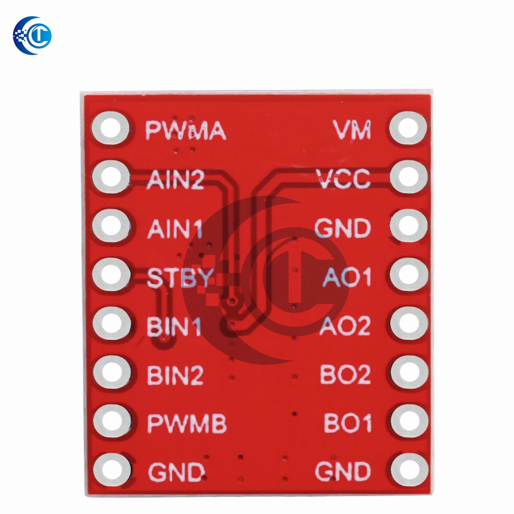Sterownik silnika TB6612/DRV8833 Dual Motor Driver 1A TB6612FNG dla mikrokontrolera Arduino, lepszy niż L298N — zdjęcie produktu 3