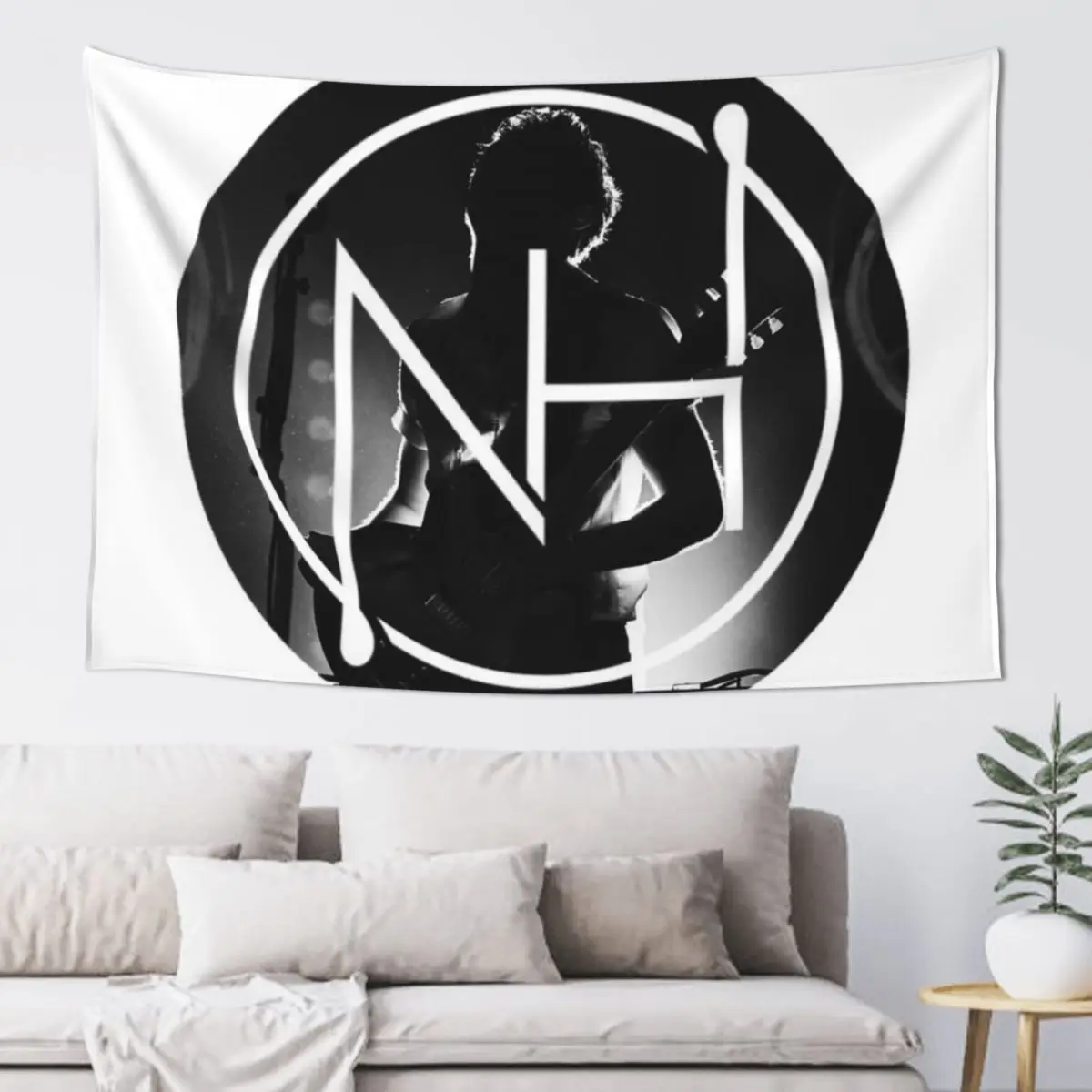 

niall silhouette logo 4 Tapestry Wall Hanging Wall Wall Decoration Items Tapestry