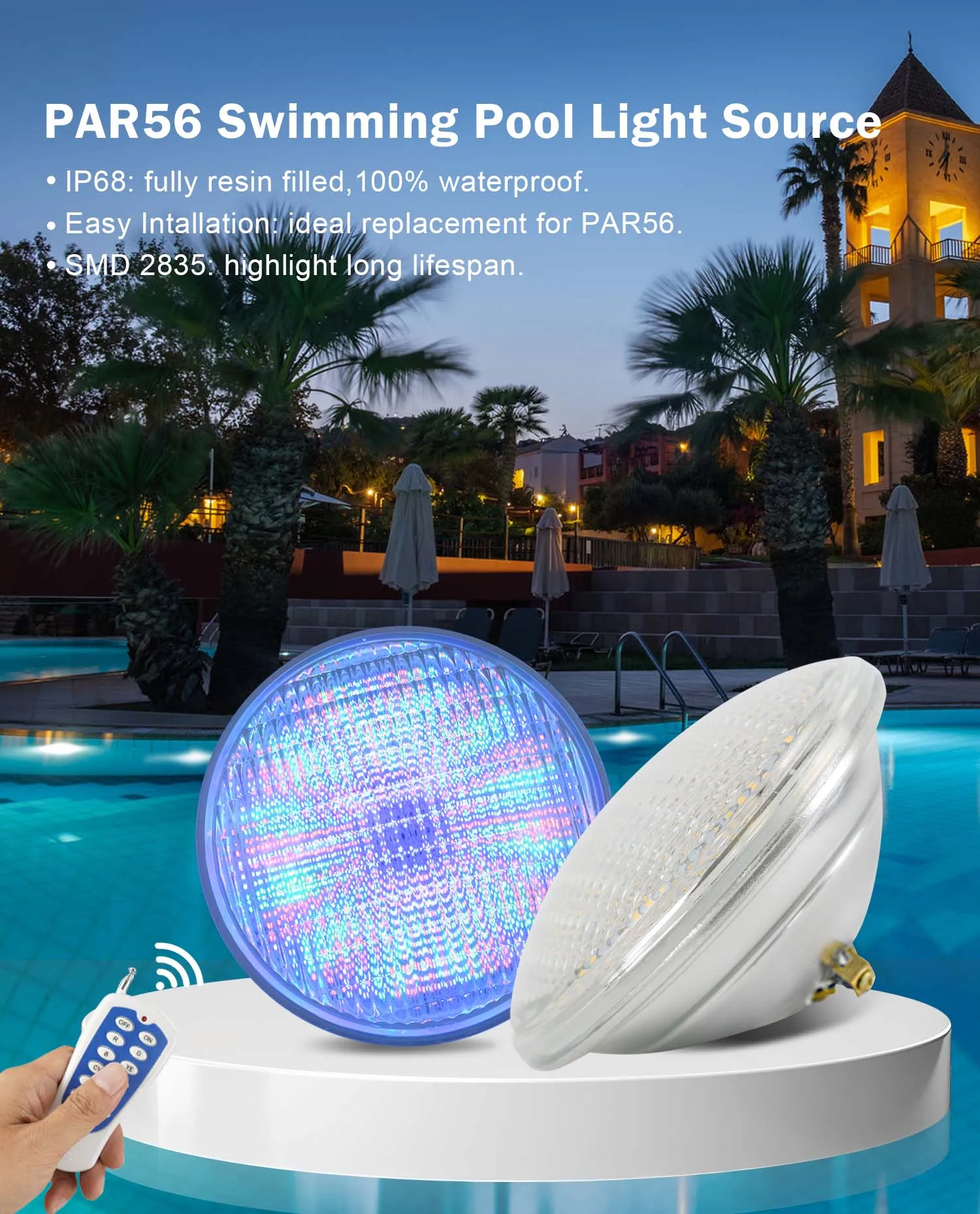 PAR56 Led Pool Ligh…