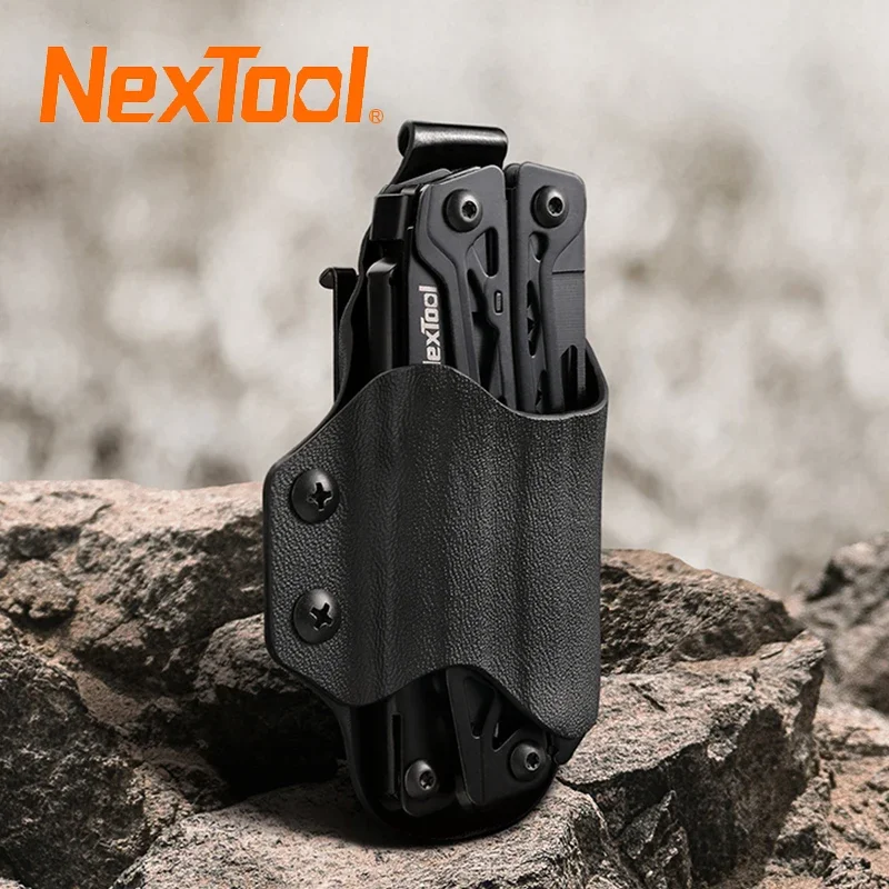 Imagem -02 - Nextool-multi-ferramenta Black Knight com Bainha Kydex Opcional Alicate Multitool 11 em Tesoura Dobrável Mão Multi Ferramenta Sobrevivência ao ar Livre