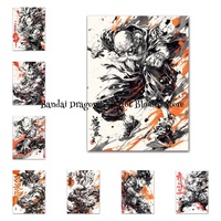 Classic Anime High Quality Dragon Ball Goku Poster Wall Birthday Gifts Living Room Home Decor Painting  Art Ink Canvas Painting