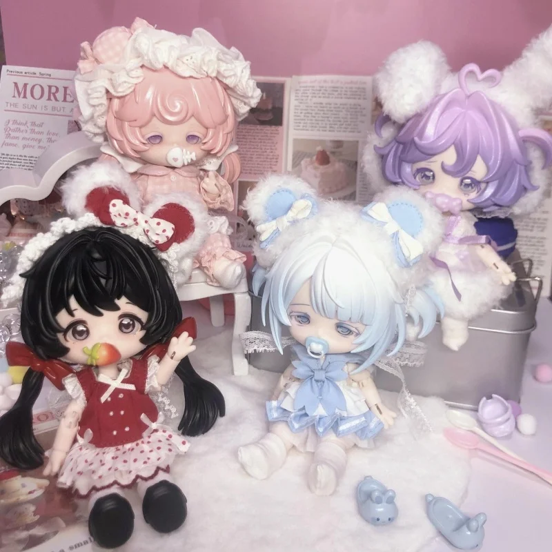 

Новый Come4free 1/12bjd Milk Cake Dream Puff Series слепая коробка высотой 14 см фигурка орнамент модная настольная коллекционная модель игрушки