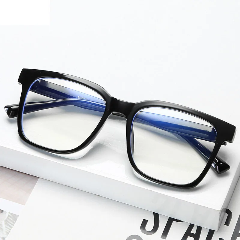 Fashion Trendy Glasses Women Square Shape Blue Light Blocking Computer Glasses Hot Selling Men's Glass