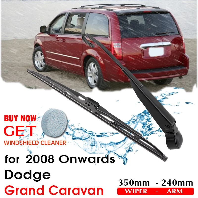 

Car Wiper Blade Rear Back Window Windscreen Windshield Wipers Accessories For Dodge Grand Caravan Hatchback 350mm 2008 Onwards