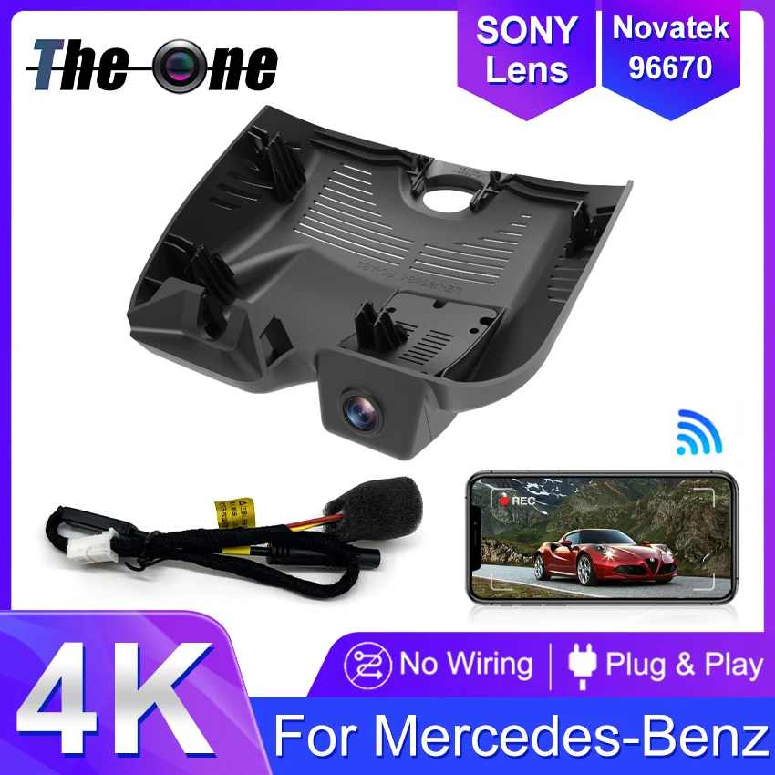 

New! Plug and Play Car DVR Wifi Dash Cam Dual lens Video Recorder For Mercedes-Benz GLC X254 (2nd Gen) GLC260L GLC300L 2023-2026