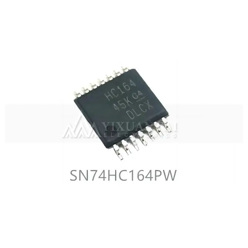 

10pcs/Lot SN74HC164PW Shift Register Single 8-Bit Serial to Parallel 14-Pin TSSOP W T/R New