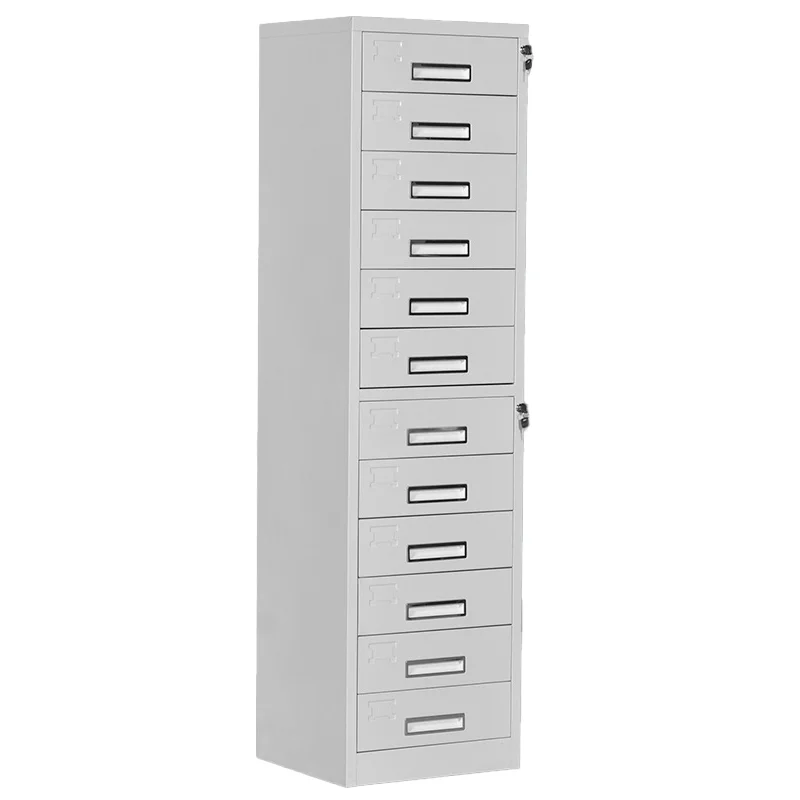 

Thickened Steel Filing Cabinet Drawer with Lock Multi Drawer Office Metal Storage Cabinet Living Room Iron Filing Cabinet