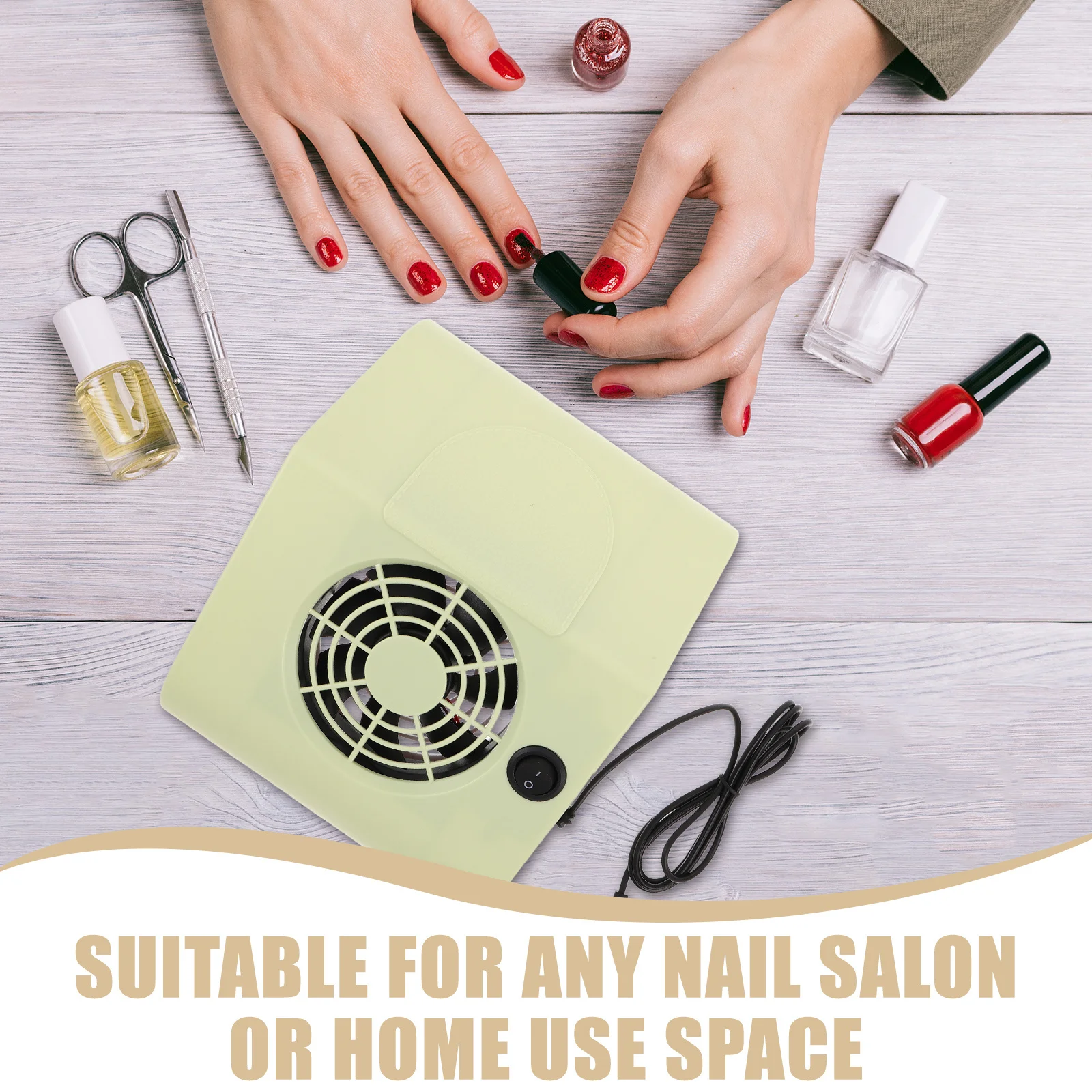 เครื่องดูดฝุ่นเล็บแบบพกพา กำลังดูดแรง สำหรับร้านทำเล็บและใช้ในบ้าน อุปกรณ์ทำความสะอาดเล็บ