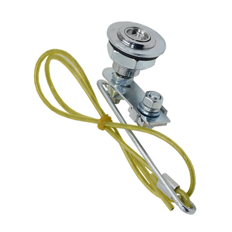 5 قطعة قفل مثلث لباب الأرض من Ouling ، سلك باب قاعة المصعد حبل 161 قفل الباب مع ملحقات مفتاح جهاز فتح الحبل #5