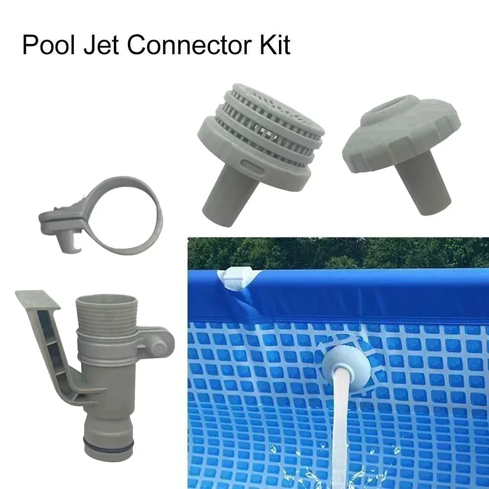 Pool Pump Hose Holder Nozzle Hose Holder Above Ground Swimming Pools Complete Installation Kit High-Quality Plastic Materials