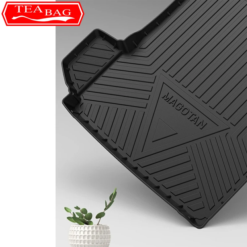 

For BYD KING DMI BYD Chazor 2024 Car Rear Trunk Liner Cargo Boot TPO Trunk Mat Floor Tray Mud Kick Carpet Auto Accessories