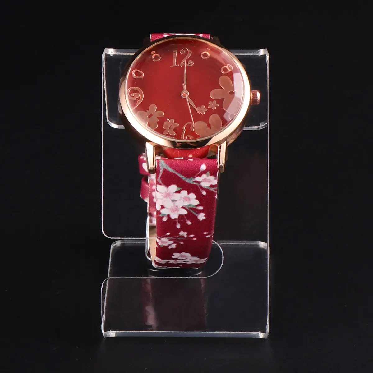 

4Pcs Clear Acrylic Watch Display Holder Stand for Watches Bracelets Organized Showcase Storage Protection Scratch Resistant Slip