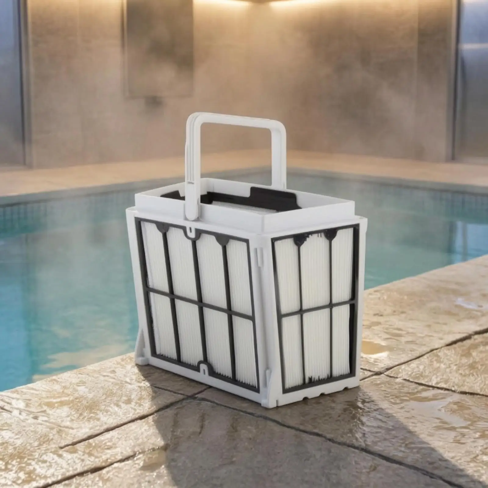 Reusable Robotic Pool Cleaner Filter Insert High Efficiency Pleated for Automatic Pool Vacuum Fine Debris Collection