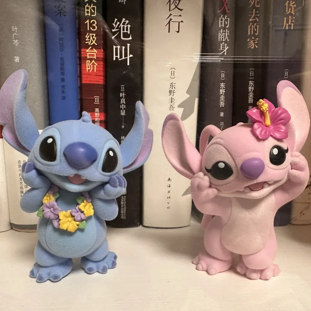 Disney Stitch And Angel Couple Handmade Interstellar Baby Plucked Material Girl'S Birthday Gift Milk Cute Stitch