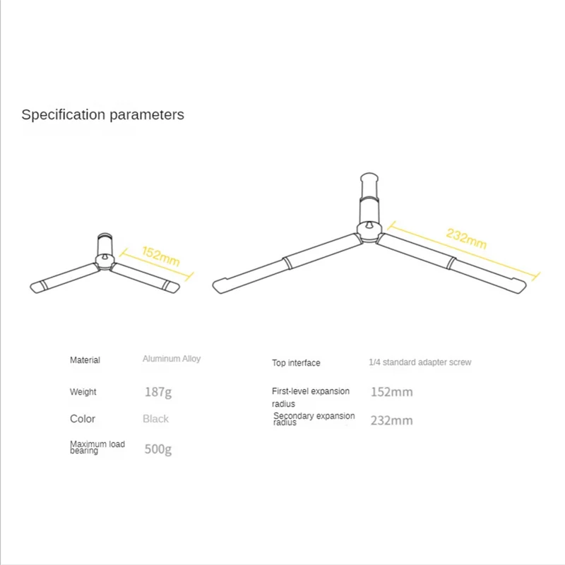 For Insta360 Flow X3 ONE X2 X ONE R RS Outdoor Action Camera Professional Tripod Photography Accessories