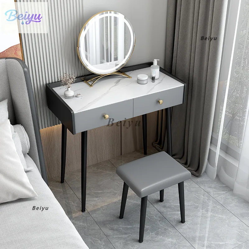 

Легкий роскошный столик из каменной плиты, комод для спальни, современный простой интернет-знаменитости, небольшой минималистичный туалетный столик e****мическая одежда