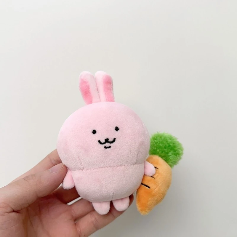 10 cm/3.93 pollici Auto Deprabili Orso Portachiavi Ciondolo Peluche Giocattolo Anime Periferiche Bambola Portachiavi Punto Sveglio Articoli Regalo di San Valentino