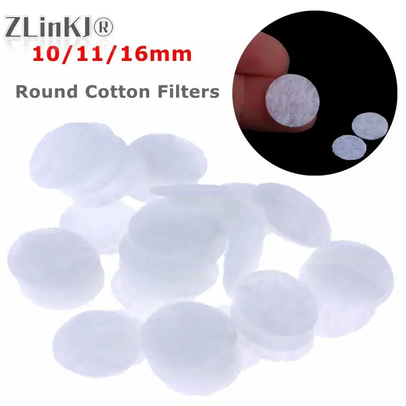 

50pcs/pack 10/11/16mm Microdermabrasion Cotton Filters Replacement For Face Care And Blackhead Removal Vacuum Filters Accessory