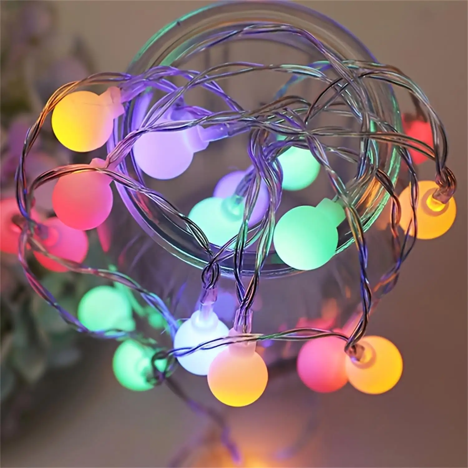 Luzes de corda solares ao ar livre, globo impermeável, lâmpadas coloridas com 11 modos, guirlanda, Natal, casamento, jardim, 200 LEDs