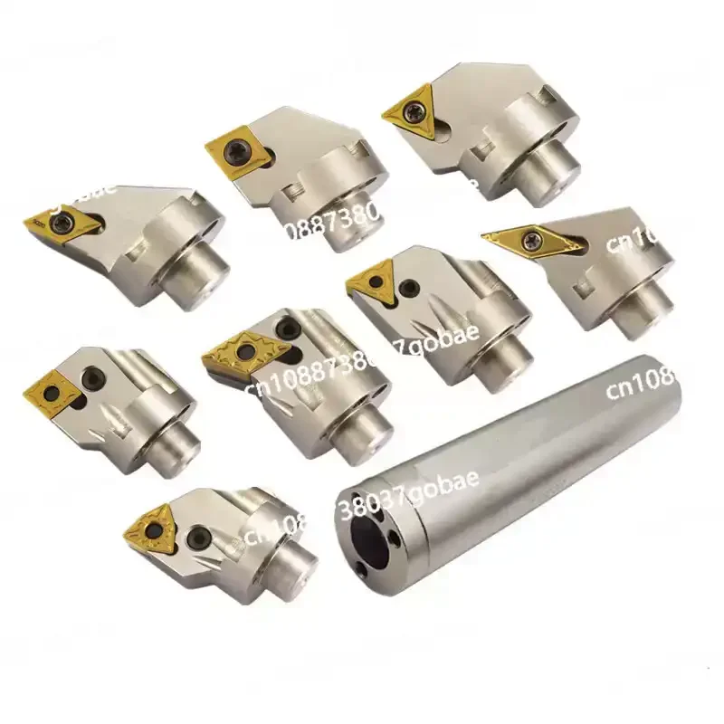 

CNC Lathe Cutting Bar Turning Tool Holder Head Changeable Anti-vibration Boring Tool Bar Lathe Cutting Bar Turning Rod Tool Body