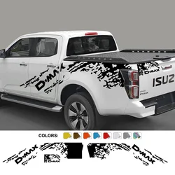 Car Sticker For Isuzu Dmax D Max SX LS M U X-Terrain Truck Splash Grunge Decor Decals Pickup Vinyl Cover Auto Tuning Accessories