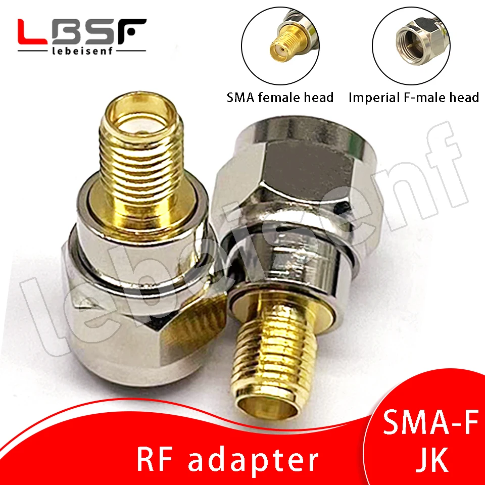 F-head to SMA-JK conversion head British F-head inner screw inner needle to SMA female head outer screw inner hole