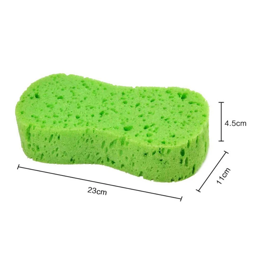 

5 pcs Car Wash Sponge High Density Multifunction Scrubber Tire Cleaning Pad Polish Sponges Porous Bone Design Reusable