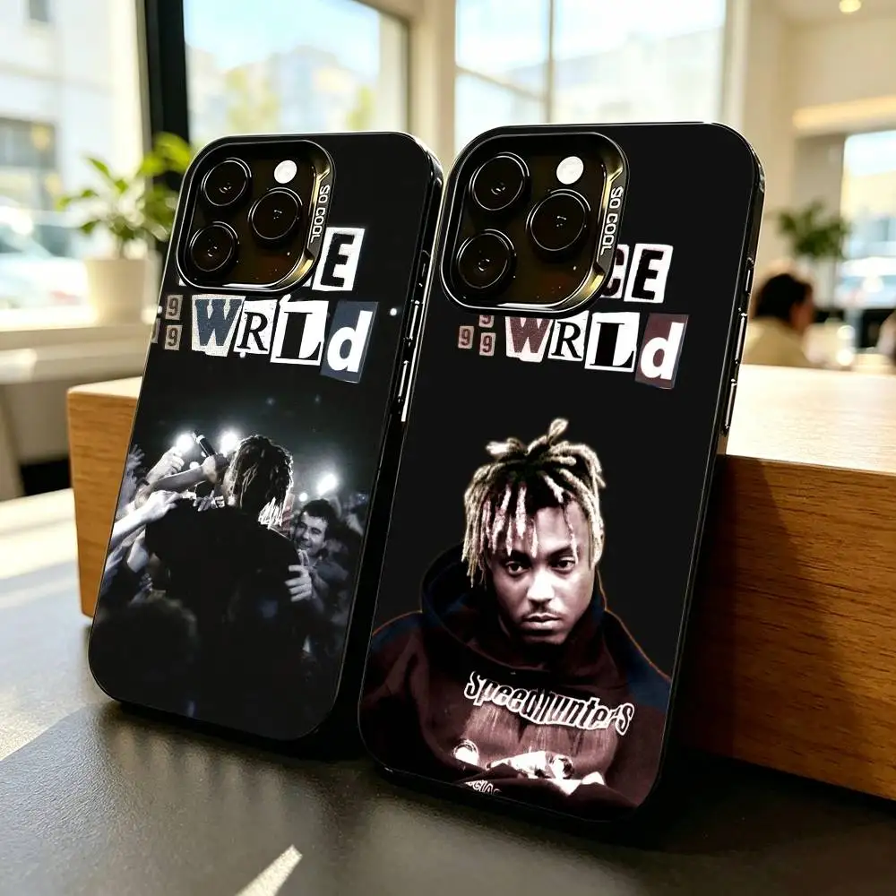 

999 J-Juice W-WRLD Phone Case For iPhone 17,16,15,14,13,12,11 Plus,Pro Max,XS,Colorful Silver Phone case Funda Cover