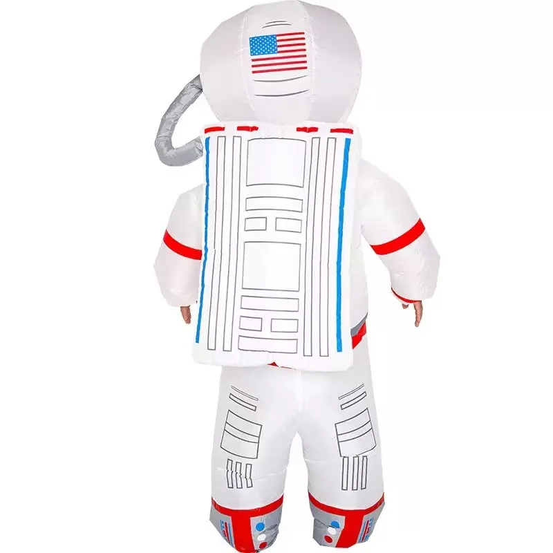 Funny Cartoon Inflatable Astronaut Costume Adult Kids Children's Day Props Clothing Novelty Space Star Doll Photo Shot Gifts