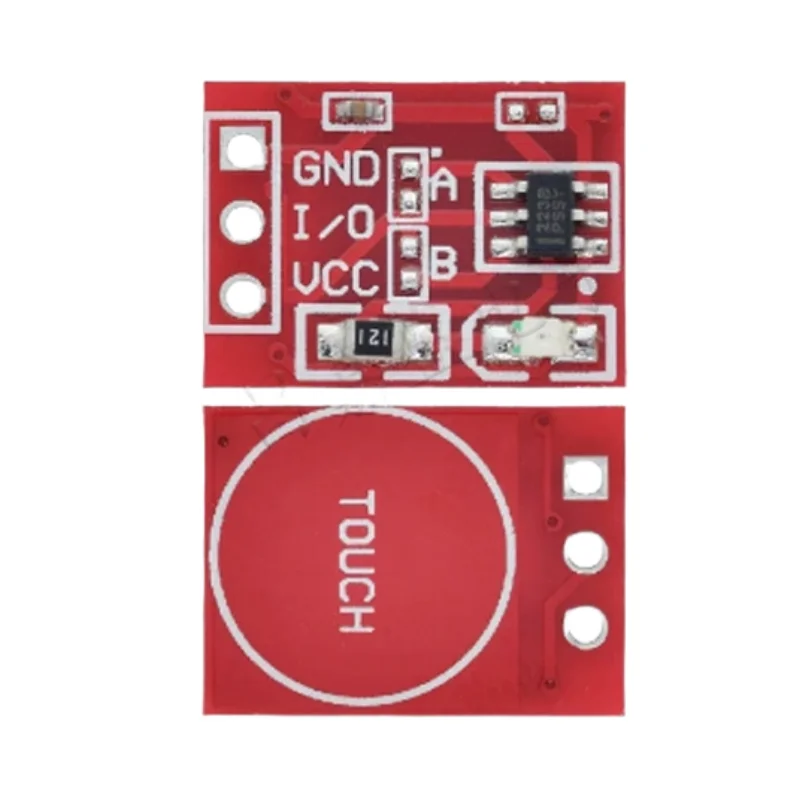 10 個の TTP223 タッチボタンモジュール、セルフロック、インチング、容量性、スイッチ、シングルチャンネル修正
