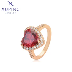 Xuping Jewelry Fashion New Arrival Heart Shaped Gold Color Ring for Women Gifts A00919569
