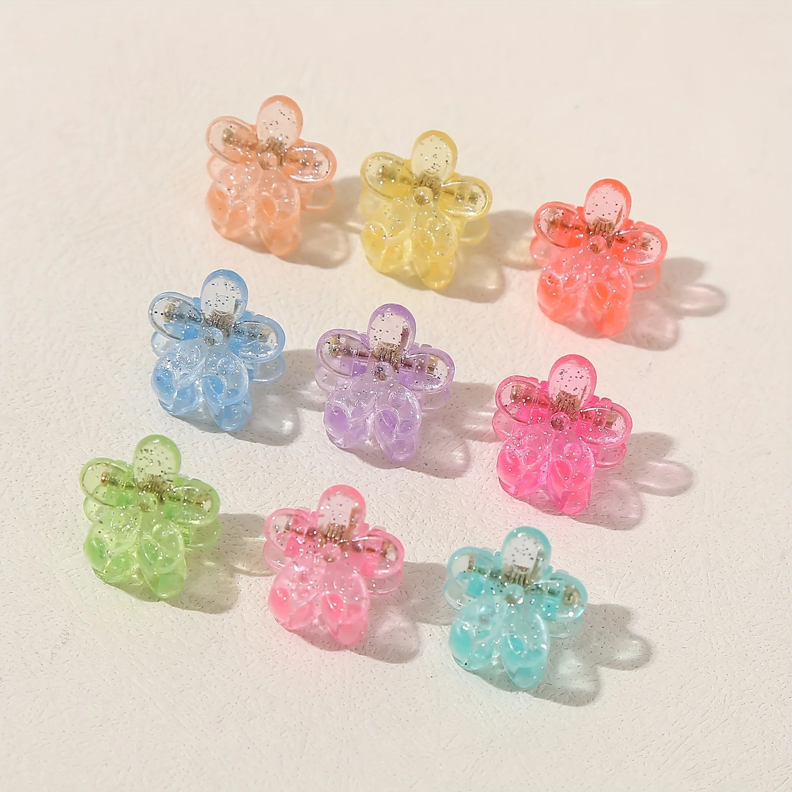 50pcs colorful flower mini hai - Women'S Winter Accessories Set ulasan dan harga