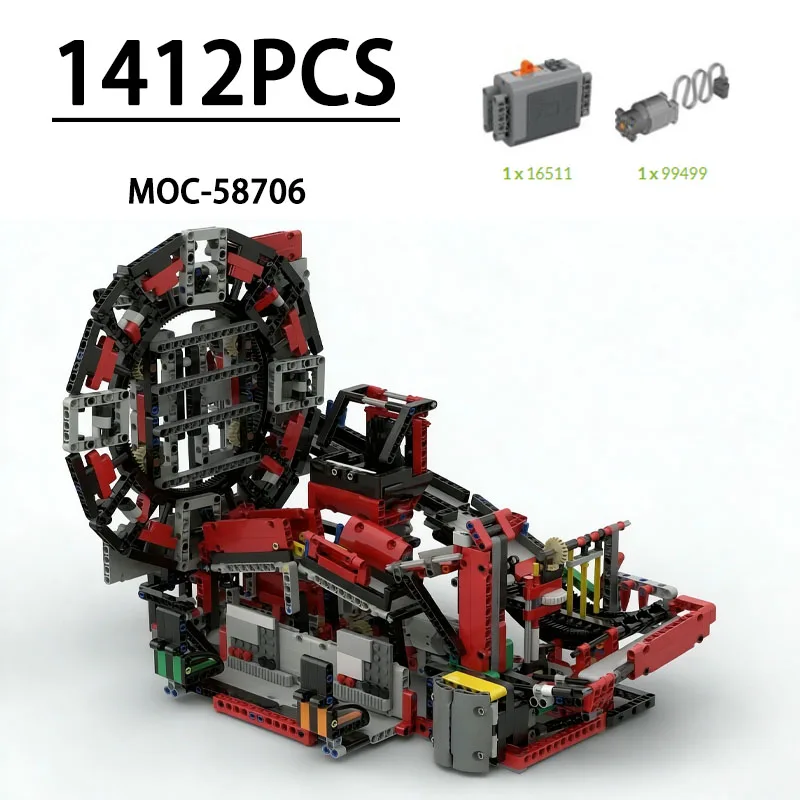 MOC-58706 Building Blocks 42082 GBC - Baseball Stadium Alternate Model 1412 Pieces Birthday Toy Christmas New Year Gift Display
