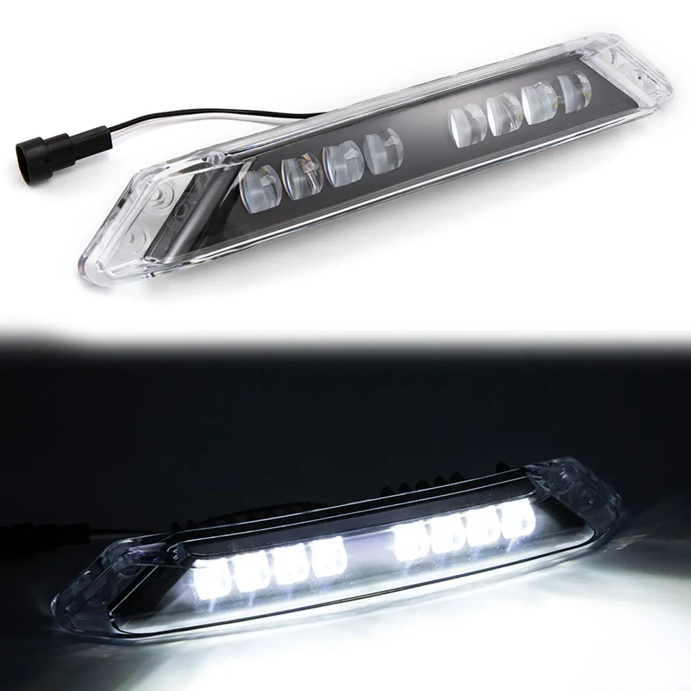 LED Front Bumper Auxiliary Light Drive Daytime Running Lights 12V DRL for Can-Am Ryker 600/900 Sport and Rally Edition 2019-2023