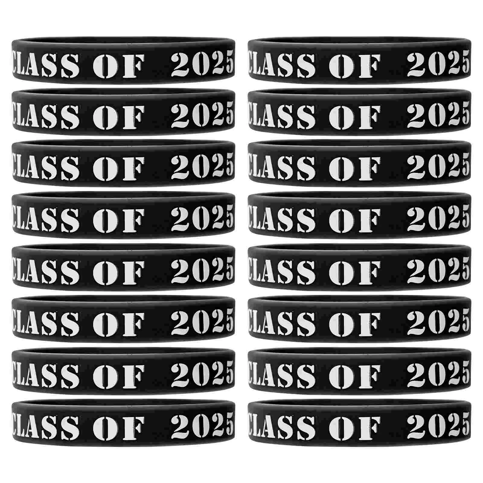 

Congrats Grad Class of 2025 Graduation Bracelet Wrist Bands Decorative Jewelry Silicone Festival Wristband