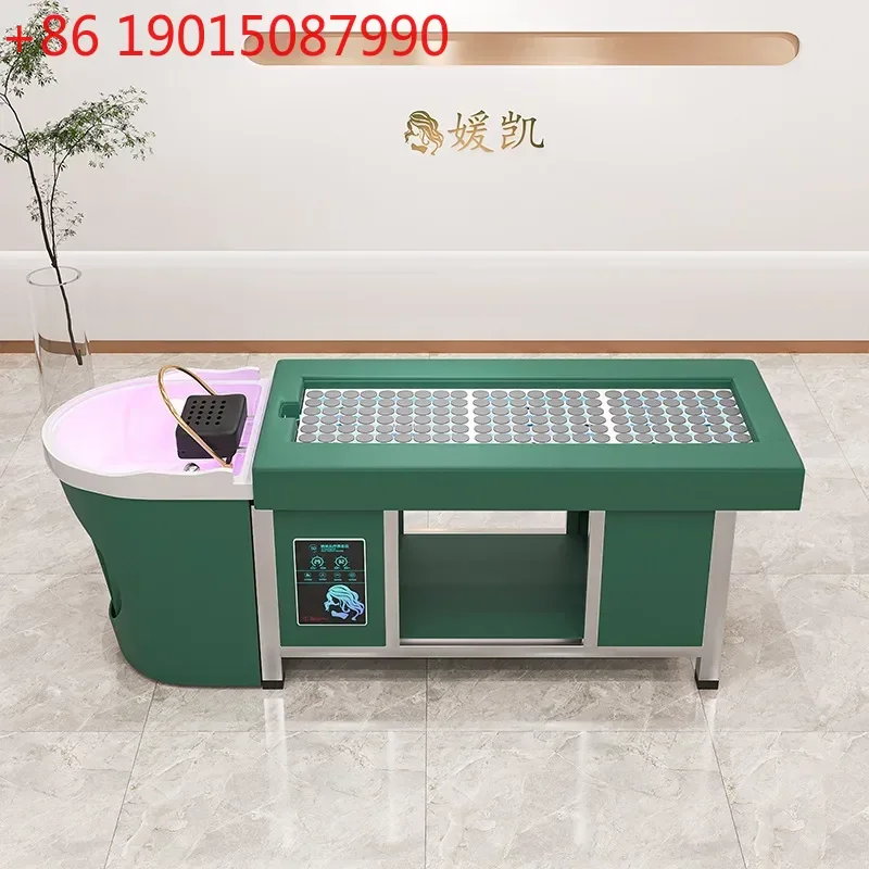 

Многофункциональное кресло для парикмахерских салонов Nordic Beauty Shop: шампунь-бассейн с умным водонагревателем и массажем, модель FYSC