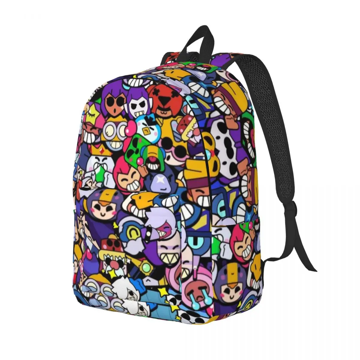 Zaino da gioco intrecciato per uomo donna adolescente studente lavoro Daypack College borse di tela regalo