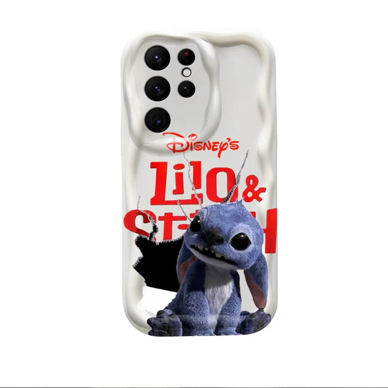 جميل ديزني غرزة ثلاثية الأبعاد قضية الهاتف لسامسونج غالاكسي S25 S24 الترا S23 S22 S21 S20 زائد FE A56 A36 A26 للصدمات غطاء كامل #6