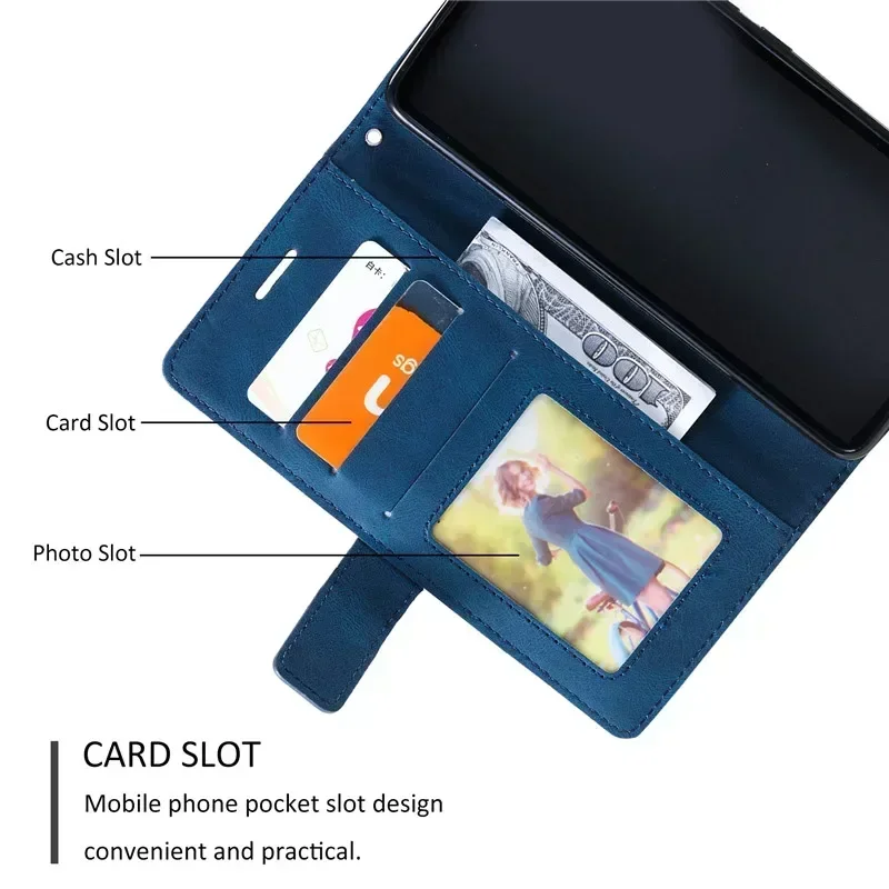 Flip Magnetic Leather Cover For Xiaomi Redmi Note14 14C Note 14 13 Pro Plus 13C 5G Note13 Coque Wallet Stand Phone Cases Fundas