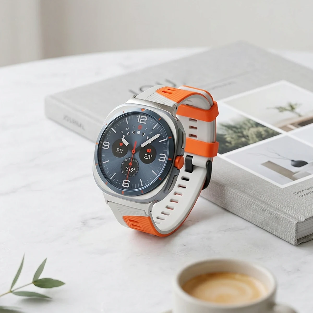 Zweifarbiges Sport-Silikonarmband für Samsung Galaxy Watch Ultra 2 47mm Verstellbares Band Armband für Galaxy Watch Ultra 2025/2024 – Detail 3
