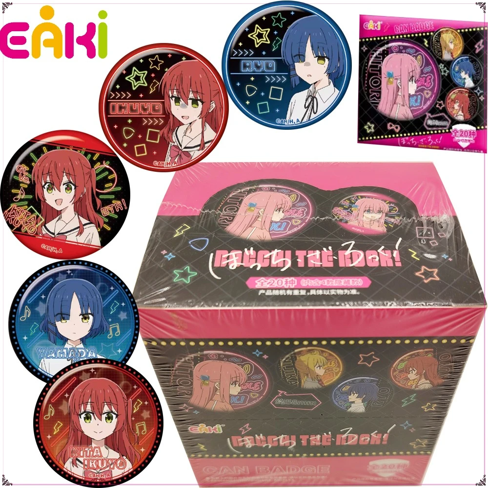 

Original Eaki Bocchi The Rock！High Grade Practical Anime Characters Double Flash Badge Decoration Gifts for Young Anime Fans