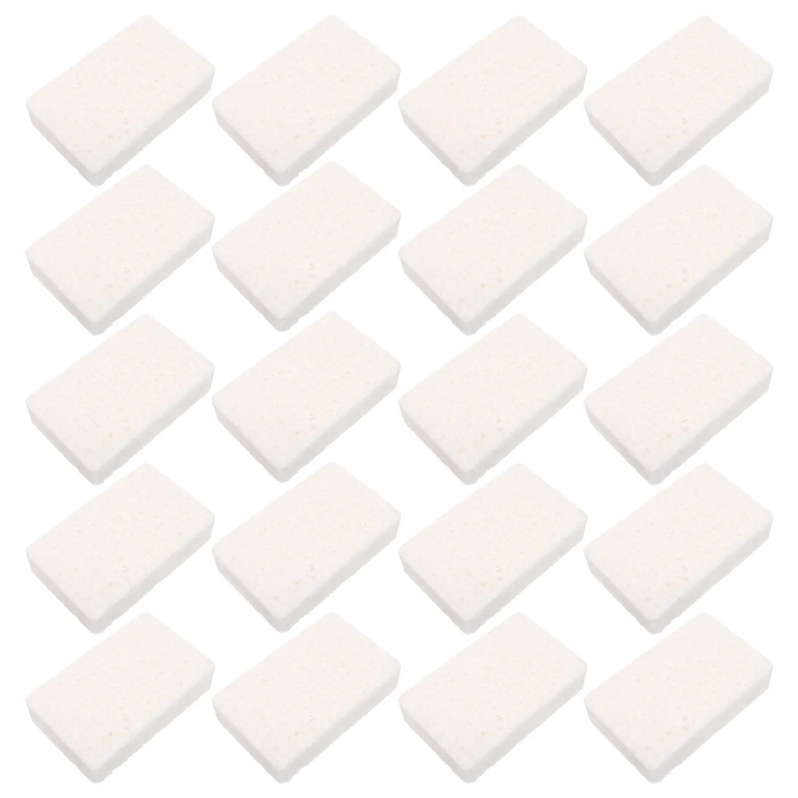 

20Pcs Wood Sponge Cellulose Dish Scrubber Non Scratch Scrubbing Pads Cleaning Sponges for Dishes Bathroom Kitchen