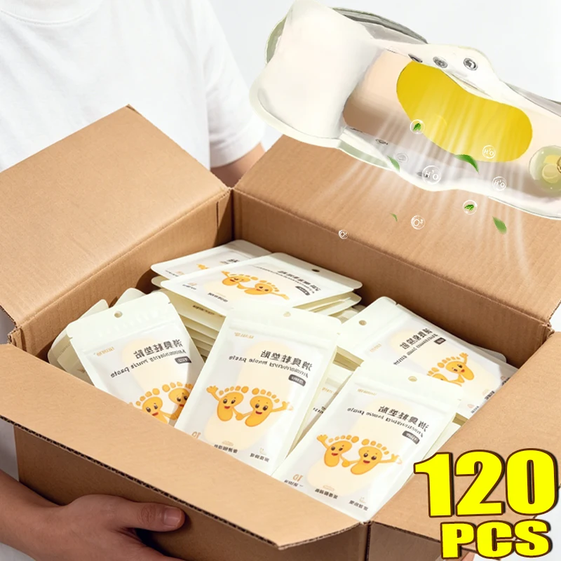 Sweat-absorb Sports Shoes Sticker Foot Odor Prevention Deodorant Pads Sneaker Sterilization New Smell Fresh Fruity Aroma Insole