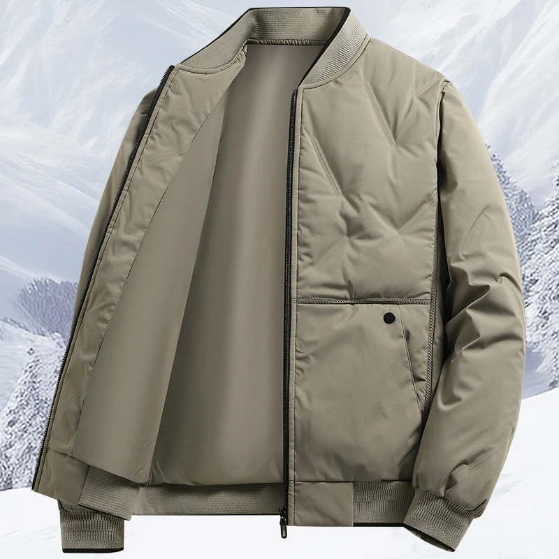 

Cross border 7XL plus size cotton jacket for winter business, leisure, fashion, versatile, baseball collar with plush thick jack