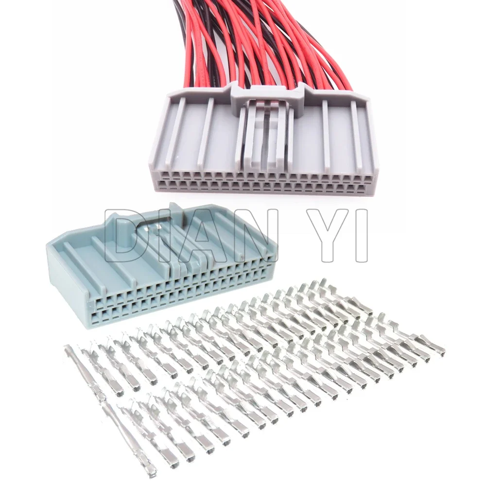 

1 комплект, 40-контактный автомобильный разъем переменного тока в сборе для Honda Acura MX34040SF1, автомобильная вилка, разъем центральной панели управления с терминалом